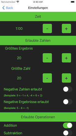 The headers in my app "Math Experts" being still in light mode whereas the rest of the app is in dark mode