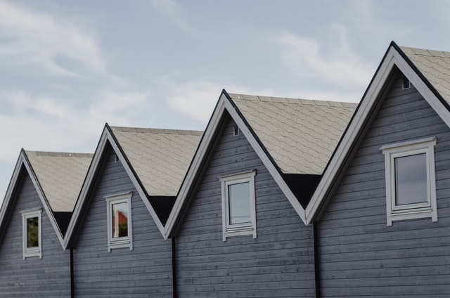 a row of equal looking houses a row of equal looking houses
